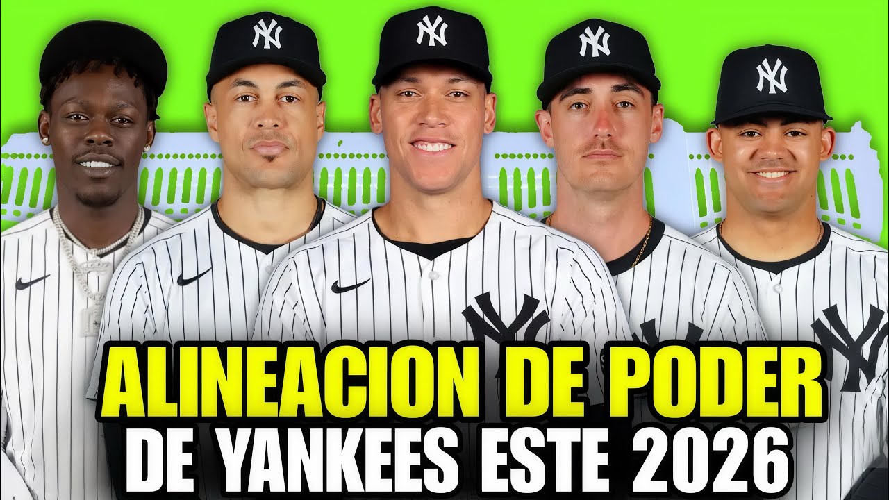 LA ALINEACIÓN DE MIEDO DE YANKEES PARA ESTA TEMPORADA 2026! AARON JUDGE, JASSON DOMINGUEZ Y MÁS!