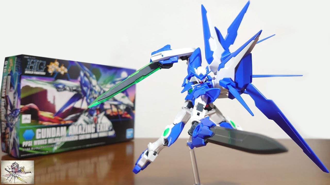 （トランザムブースターとエクシアが合体！アメイジングGNソードやシールドを装備！）HGBF 1/144 ガンダムアメイジングエクシア　レビュー
