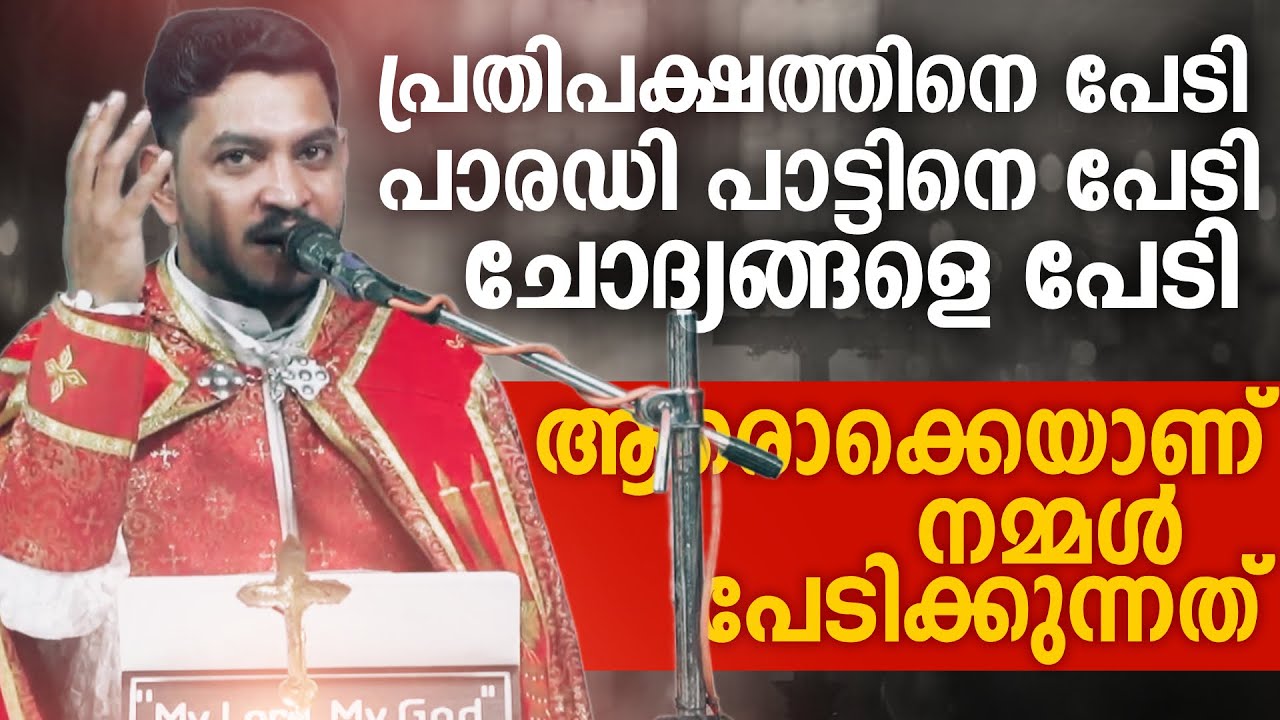 എടാ ഞാൻ വീഴുമോ... ഇല്ല...ആരൊക്കെയാണ് നമ്മൾ പേടിക്കുന്നത്   | Fr James Panavelil