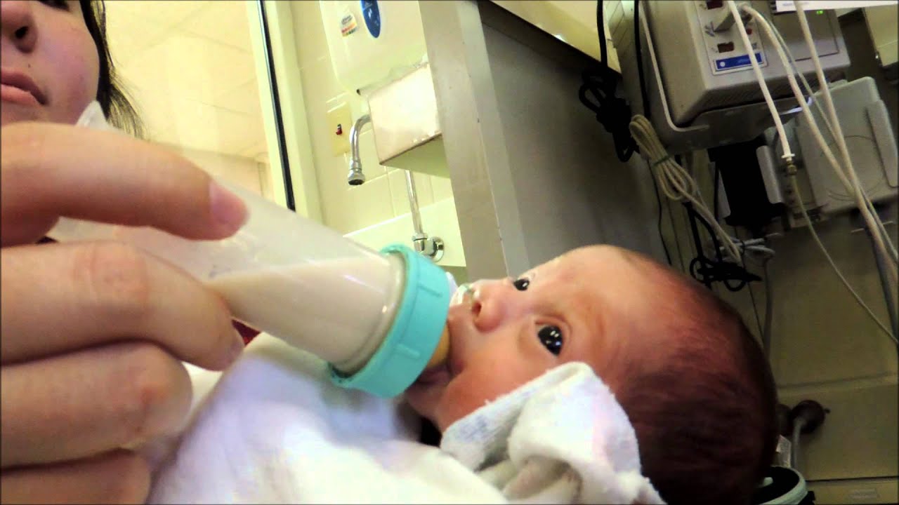 Bella's very FIRST bottle! :D
