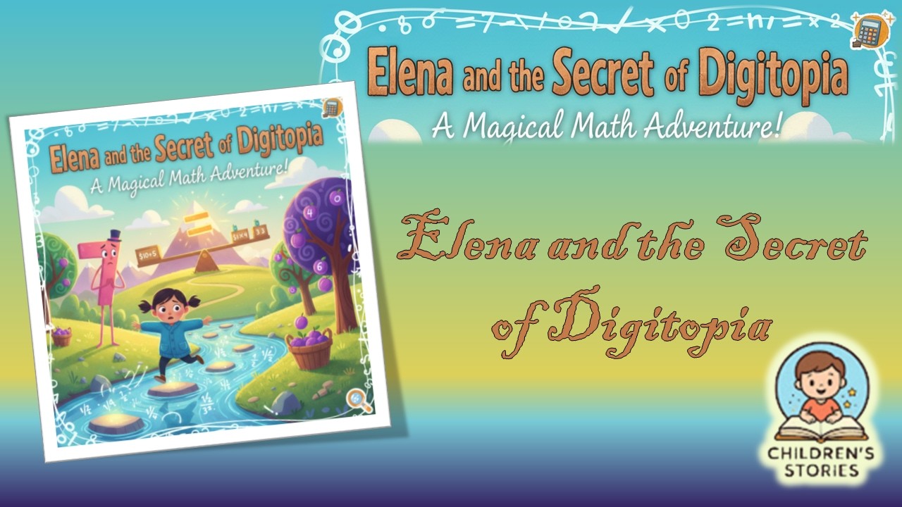 Math Stories for Kids: Elena’s Adventures in Digitopia (Audiobook with Visuals)