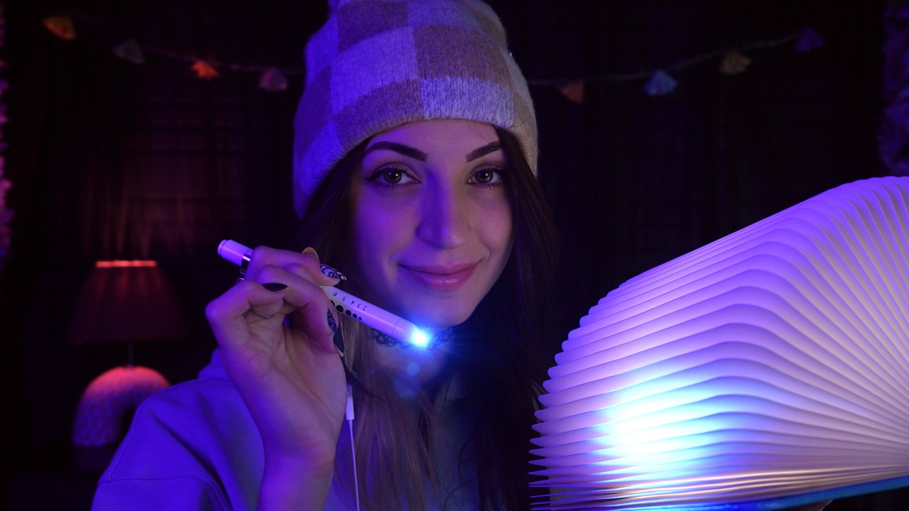ASMR | Tracing Your Face with Light