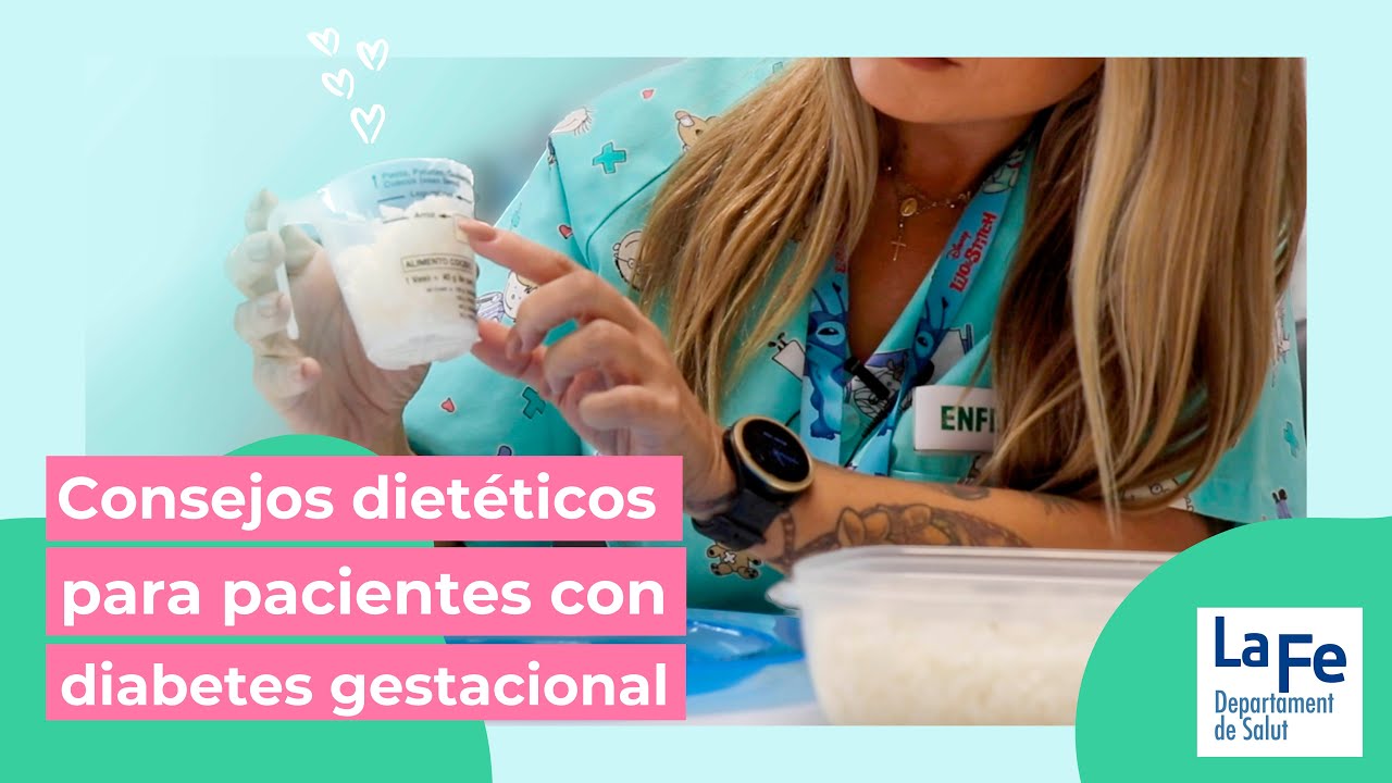 Consejos dietéticos para pacientes con diabetes gestacional