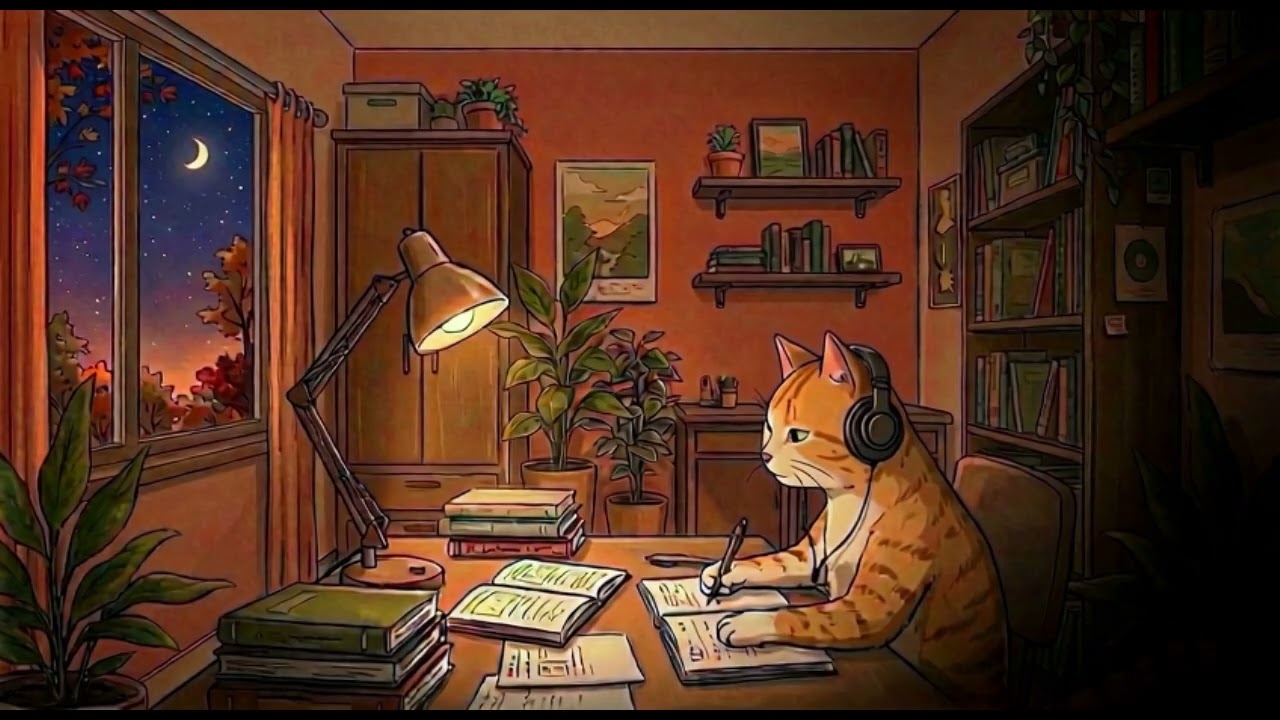 Midnight Flow — джазовые лоу-фай ритмы для неспешных прогулок по ночам.