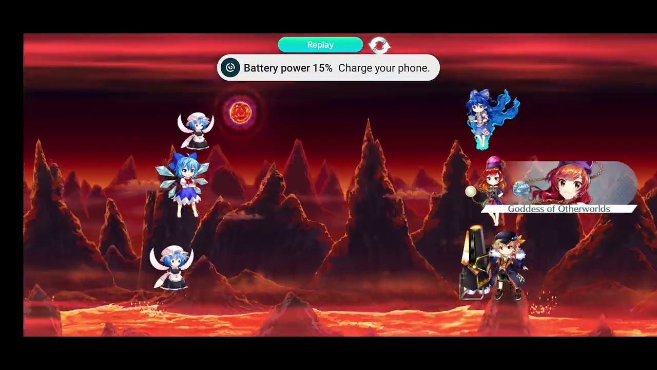 Touhou Lostword Global - Fire EX Battle Stage Clear