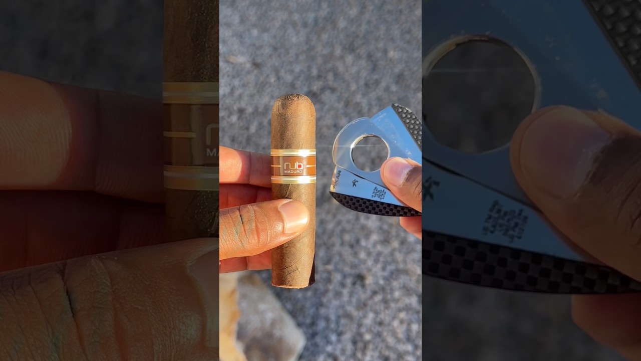 ASMR | 🔥💨 NUB MADURO CIGAR Soothing Sounds #cigar #asmr #shorts #cigarsdaily