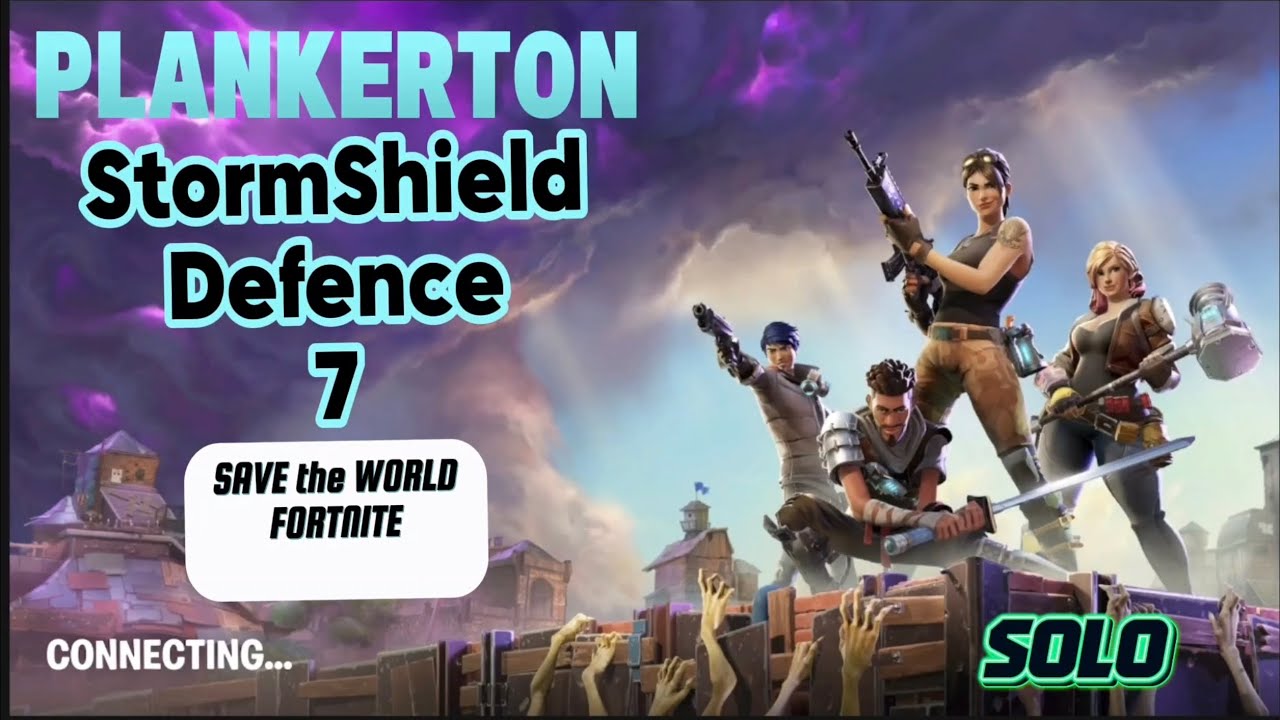 FORTNITE.  SAVE the WORLD. Plankerton SSD 7. Saving the world , 1 SSD at a time. 