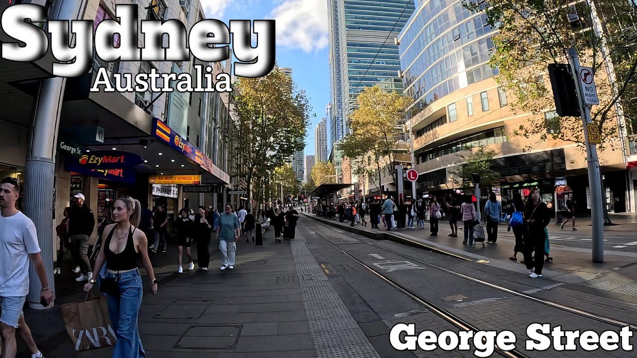 🇦🇺 4k George Street Sydney, Australia - More Walking Tours