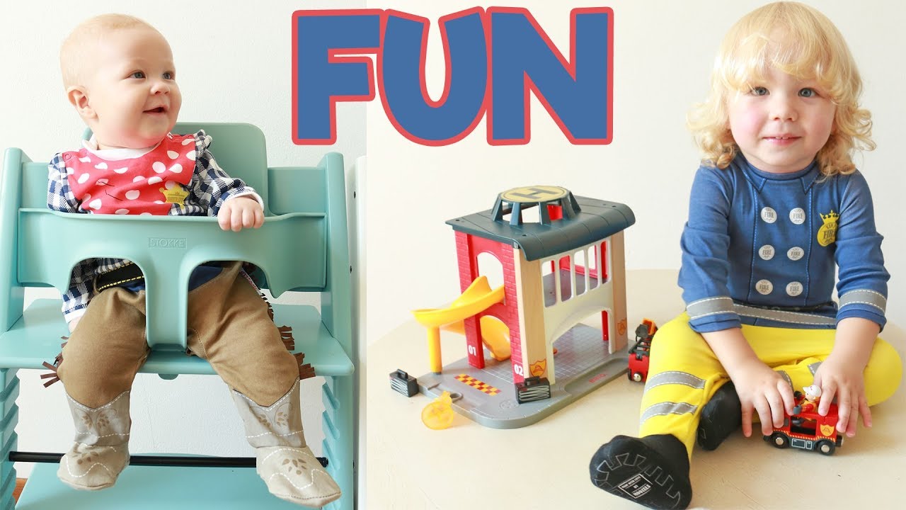 A FIREMAN A COWBOY & PEANUTS | Family Vlogs