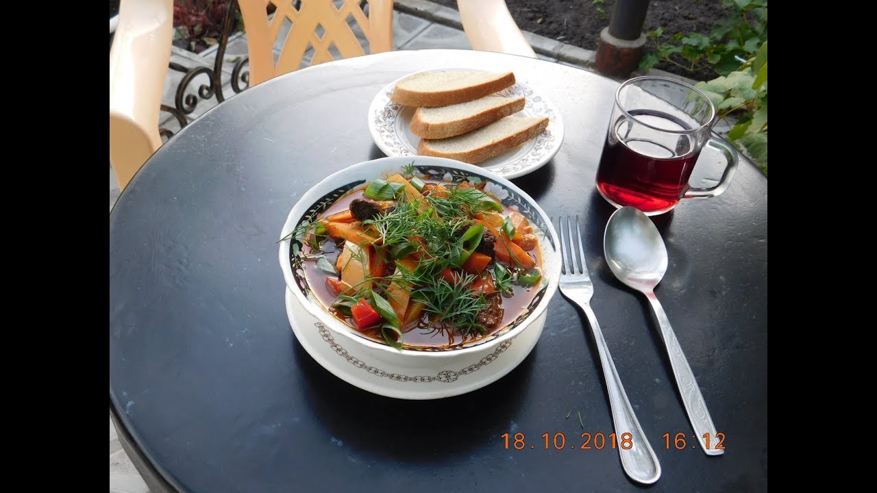 КАК ПРИГОТОВИТЬ ЛАГМАН. КЛАССИЧЕСКИЙ РЕЦЕПТ.УЗБЕКСКАЯ КУХНЯ. ГОТОВИМ  В КАЗАНЕ.