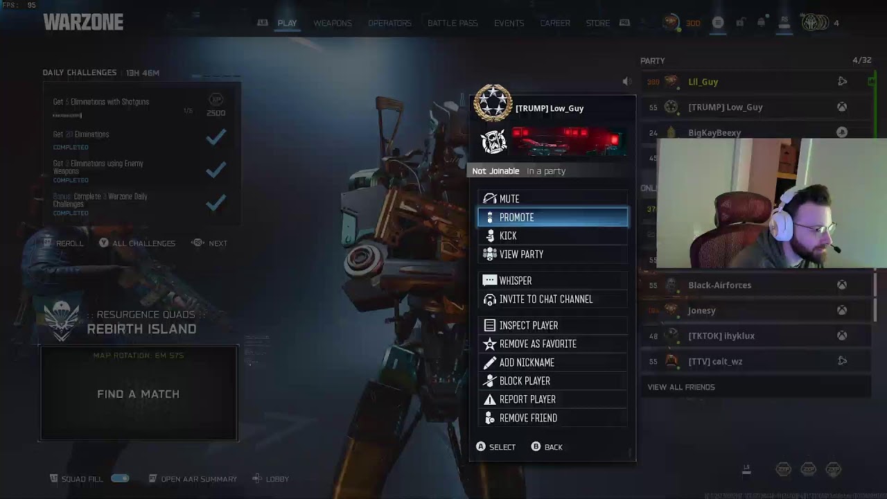 🔥 WARZONE RESURGENCE QUADS | 20+ KILL GAMES & WINS!