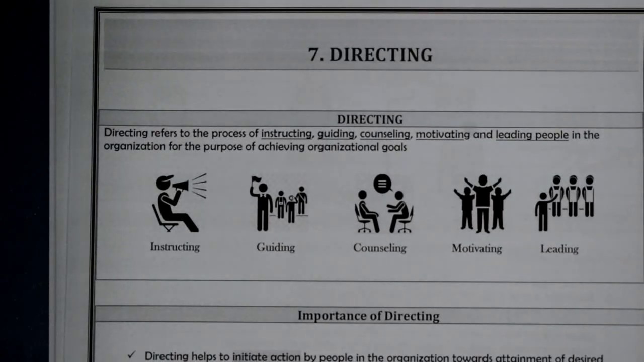 #33, Case Study of Previous Examination - Directing I Class -XII I
