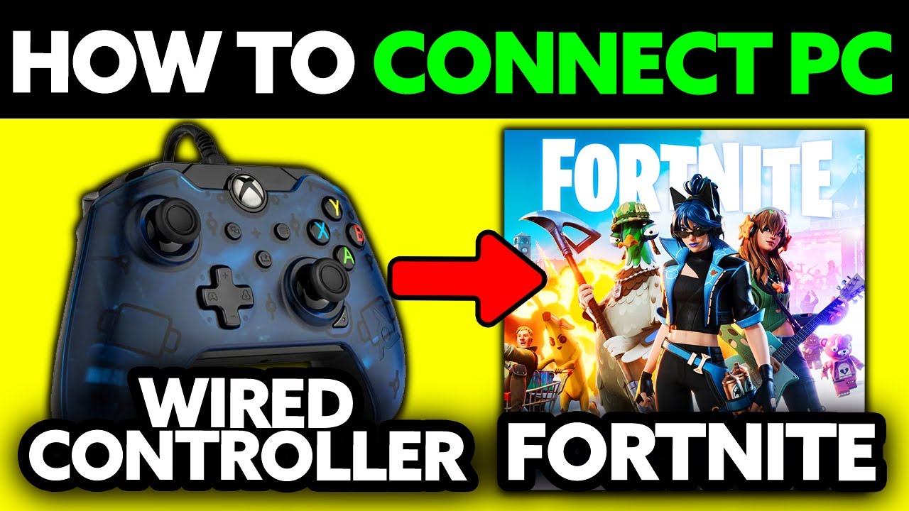 How To Connect Wired Controller to Fortnite PC (2025) - Step by Step