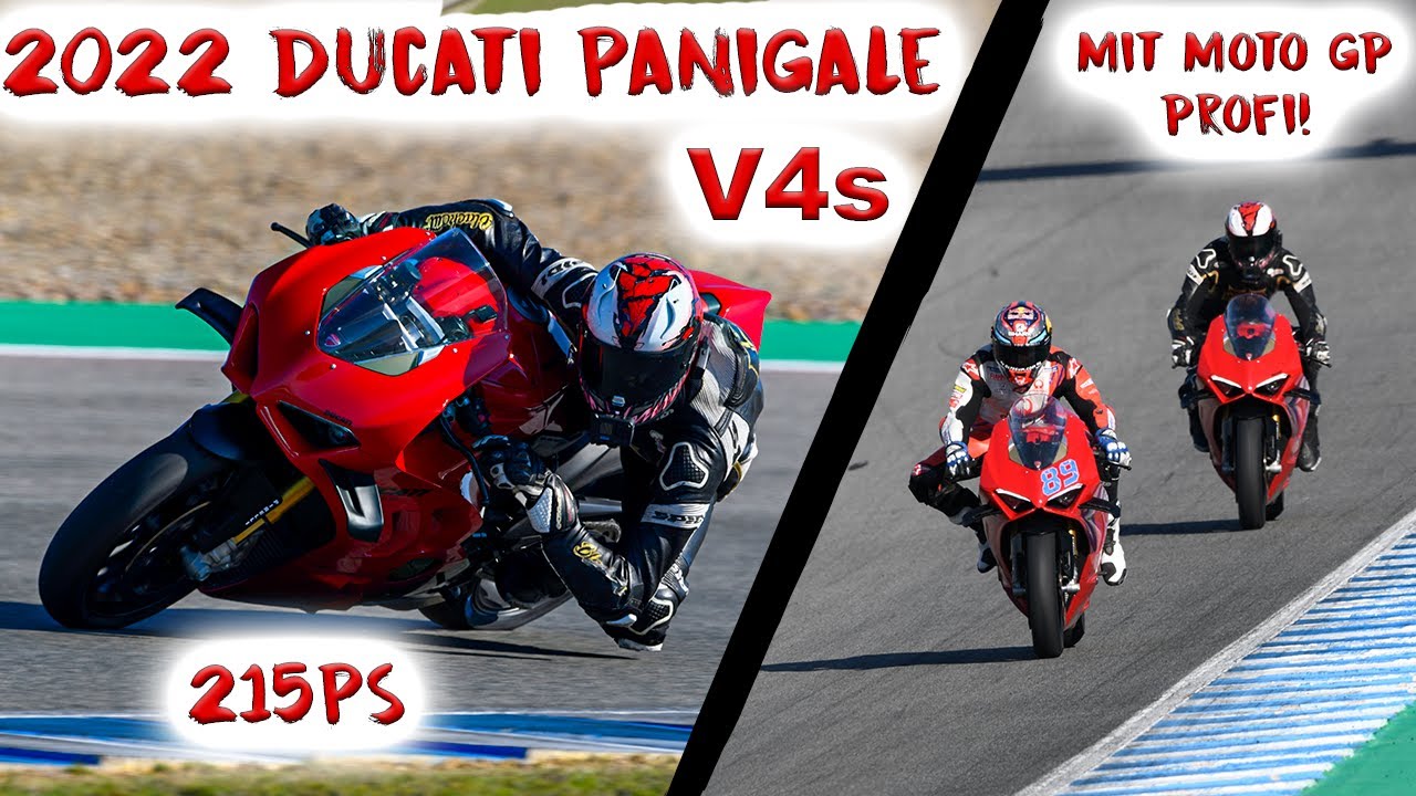 Ich fahre die neue Ducati Panigale V4s 2022 mit Jorge Martín!