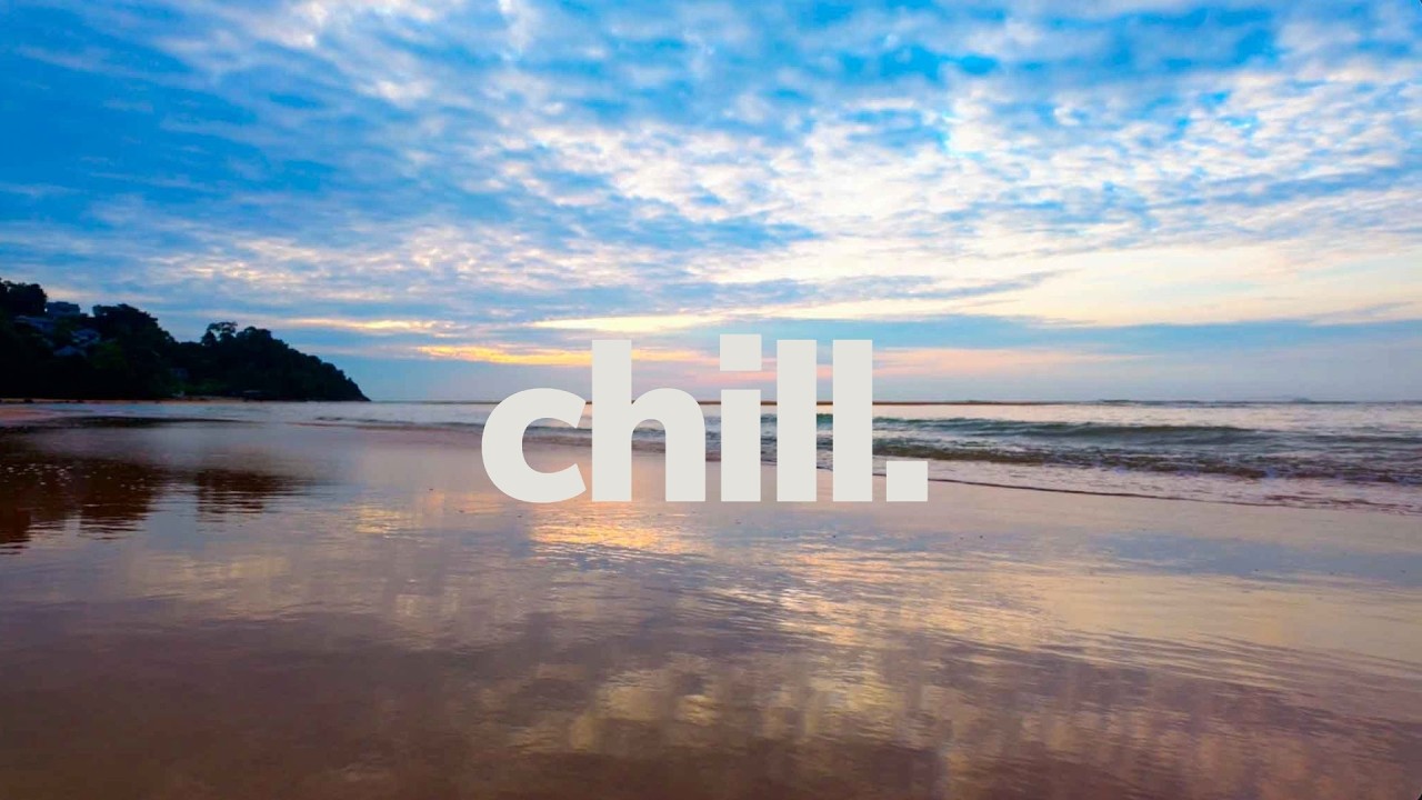 Radiant Sunrise at Cherating Beach, Malaysia | Cinematic Ocean Waves for Sleep, Study & Meditation
