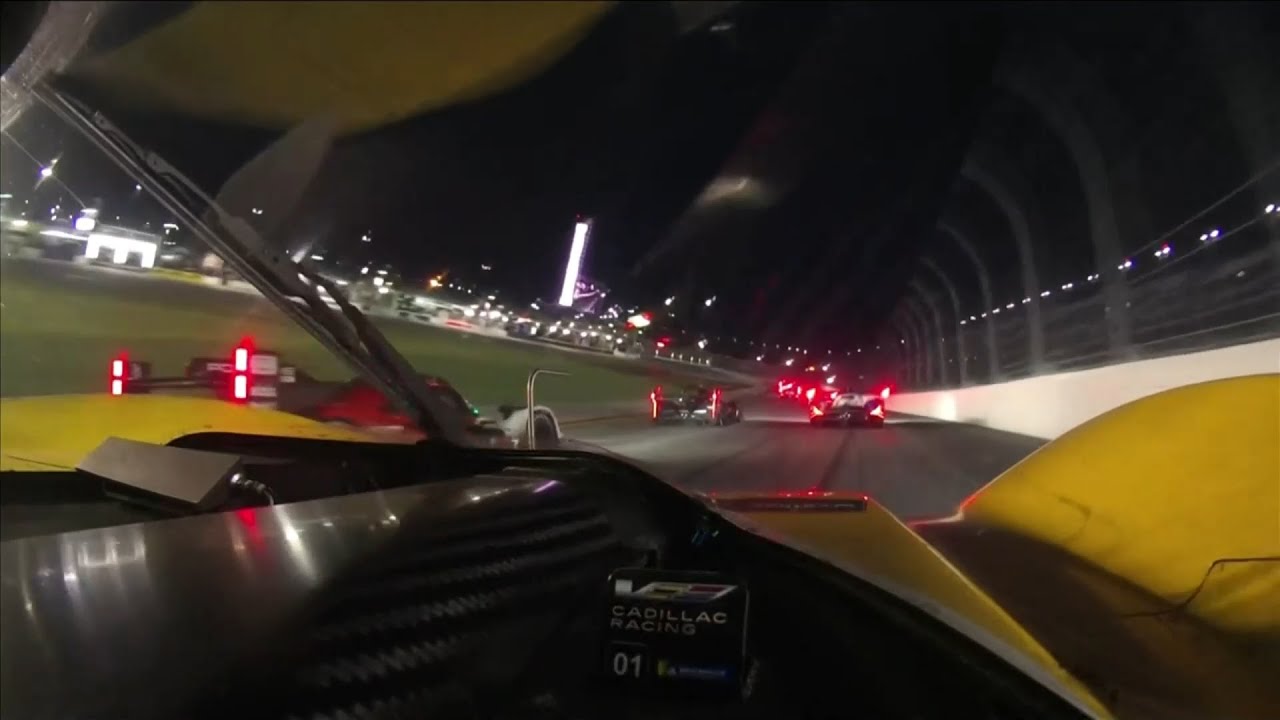 Scott Dixon GTP Cadillac Onboard Restart at Daytona
