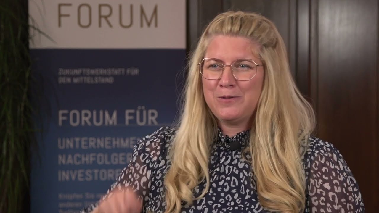 Interview mit Vanessa Weber auf dem NachfolgerFORUM 2022
