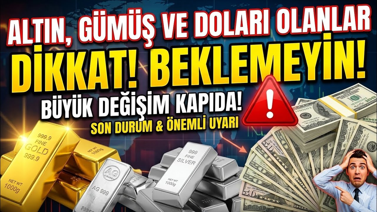 Altın, G&uuml;m&uuml;ş ve Dolar Sahipleri DİKKAT! B&uuml;y&uuml;k Oyun Bozuluyor!