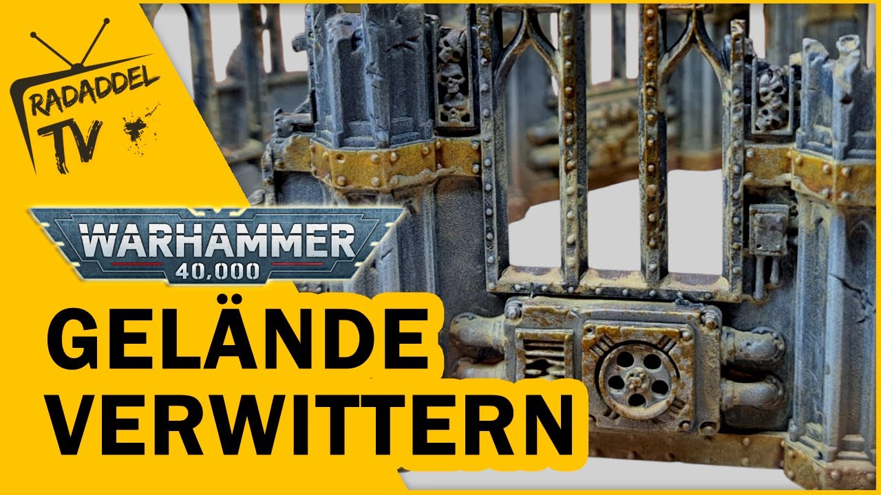 Staub, Rost & Ruß – Warhammer 40K Gelände realistisch verwittern 🛠️🔥