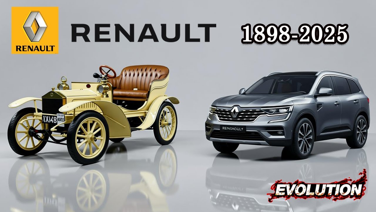 RENAULT Evolution 1898–2025  From First Car to Modern SUV 🚗🔥