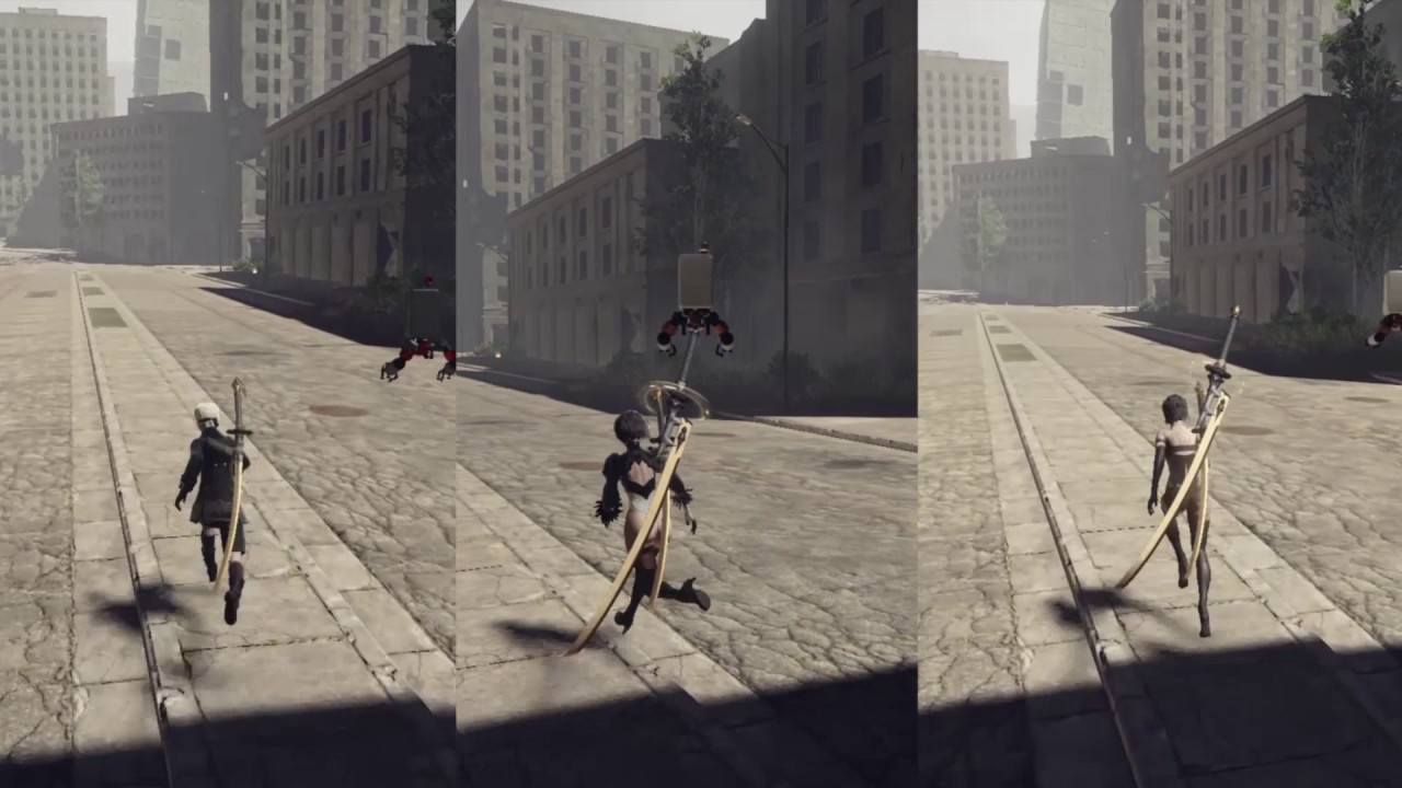 NieR: Automata | Dodge Length Test