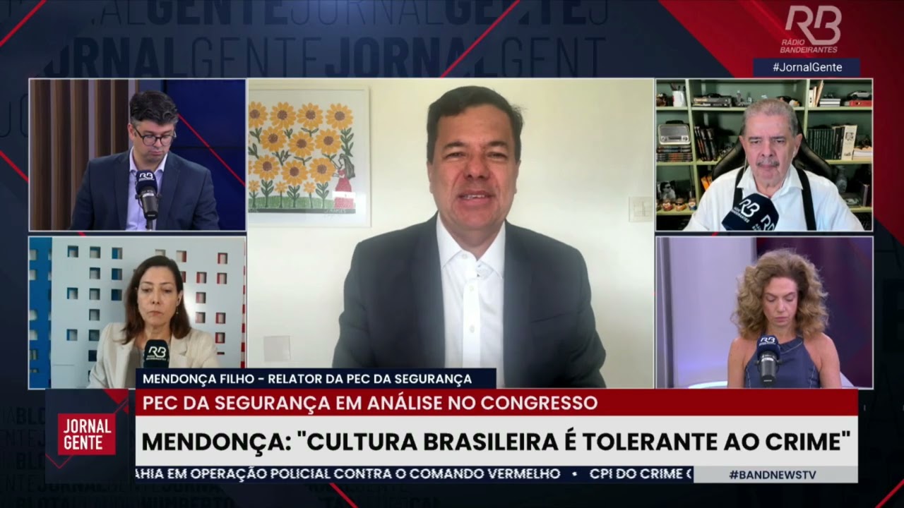 Mendon&ccedil;a Filho: PEC da Seguran&ccedil;a vai endurecer penas e manter autonomia dos estados | Jornal Gente