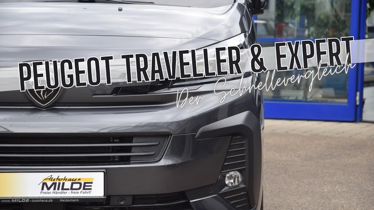 Peugeot Traveller & Expert L3 Vergleich 2025 | neues Modell | Sitzschienensystem | Schiebetüren uvm.
