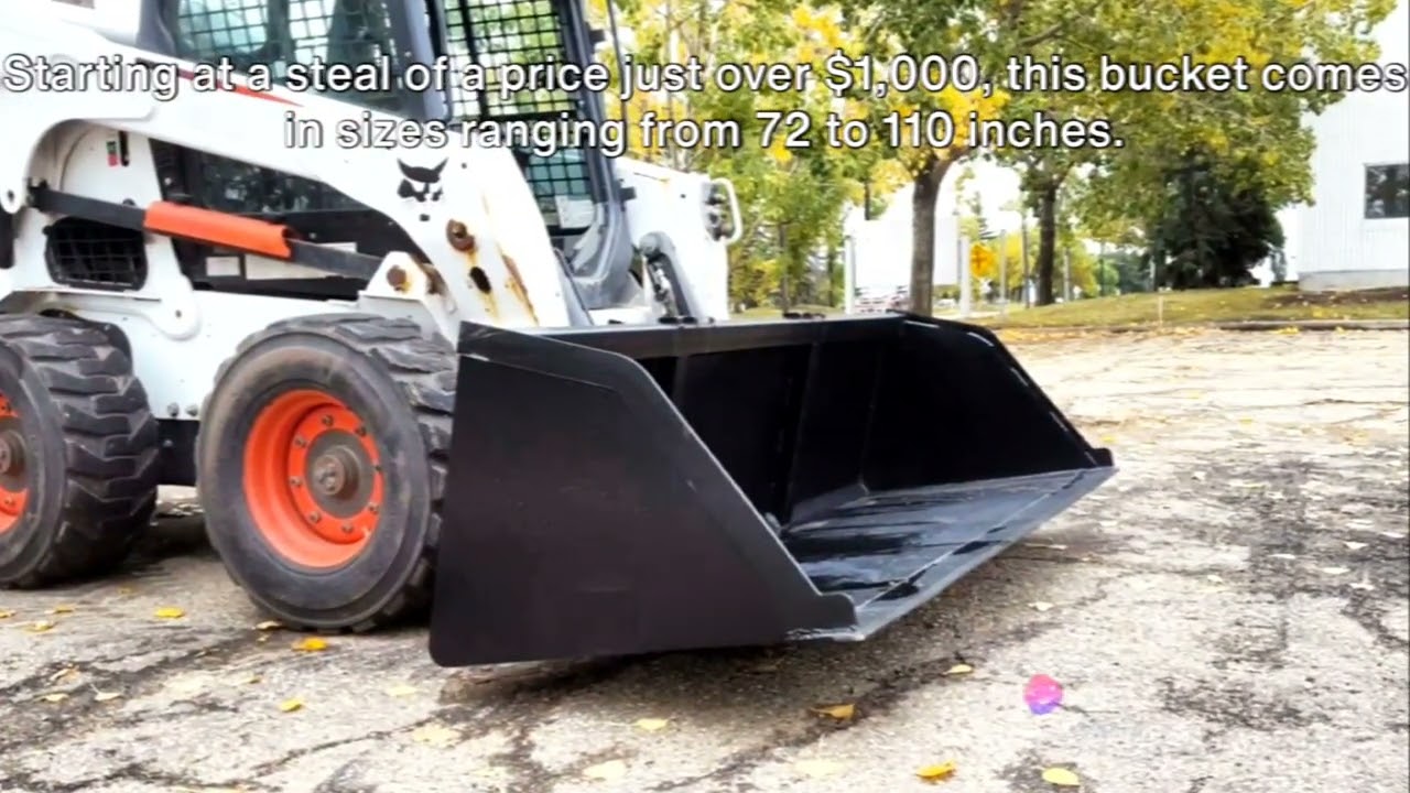 Skid Steer Attachement Snow Bucket - Uncle Wiener Wholesale