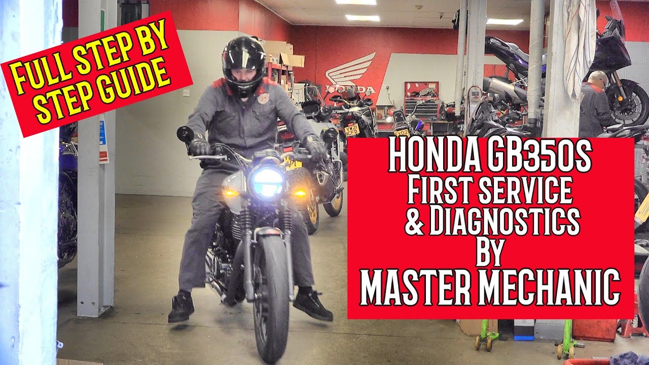 🚨 Honda GB350s First service by Expert master mechanic! Plus the Honda precision oil cooling system!
