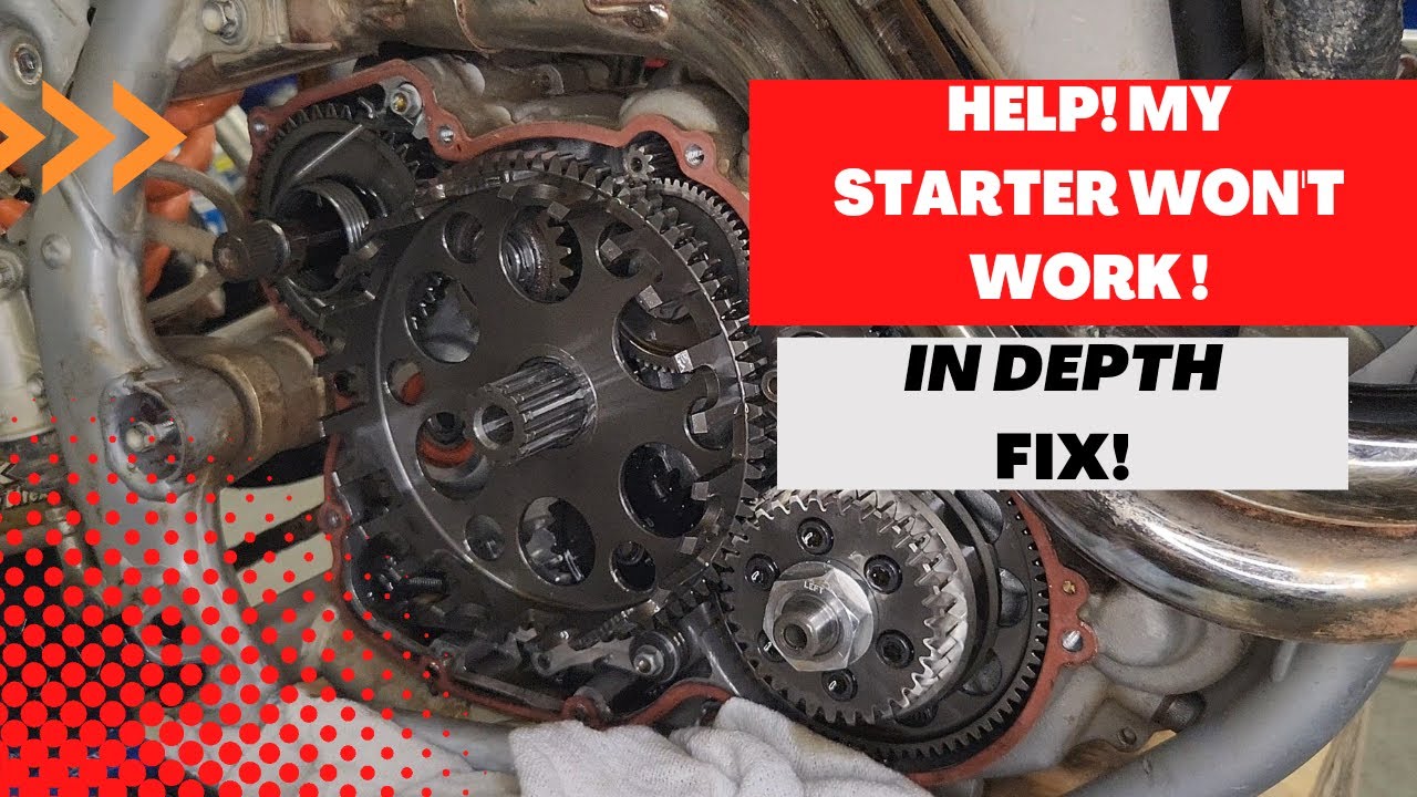 KTM Starter Clutch Removal