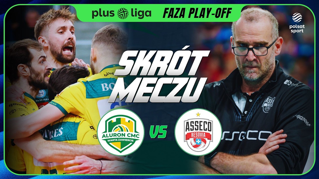 ZROBILI KROK W STRONĘ FINAŁU! SKR&Oacute;T: WARTA ZAWIERCIE - RESOVIA RZESZ&Oacute;W | PLUSLIGA
