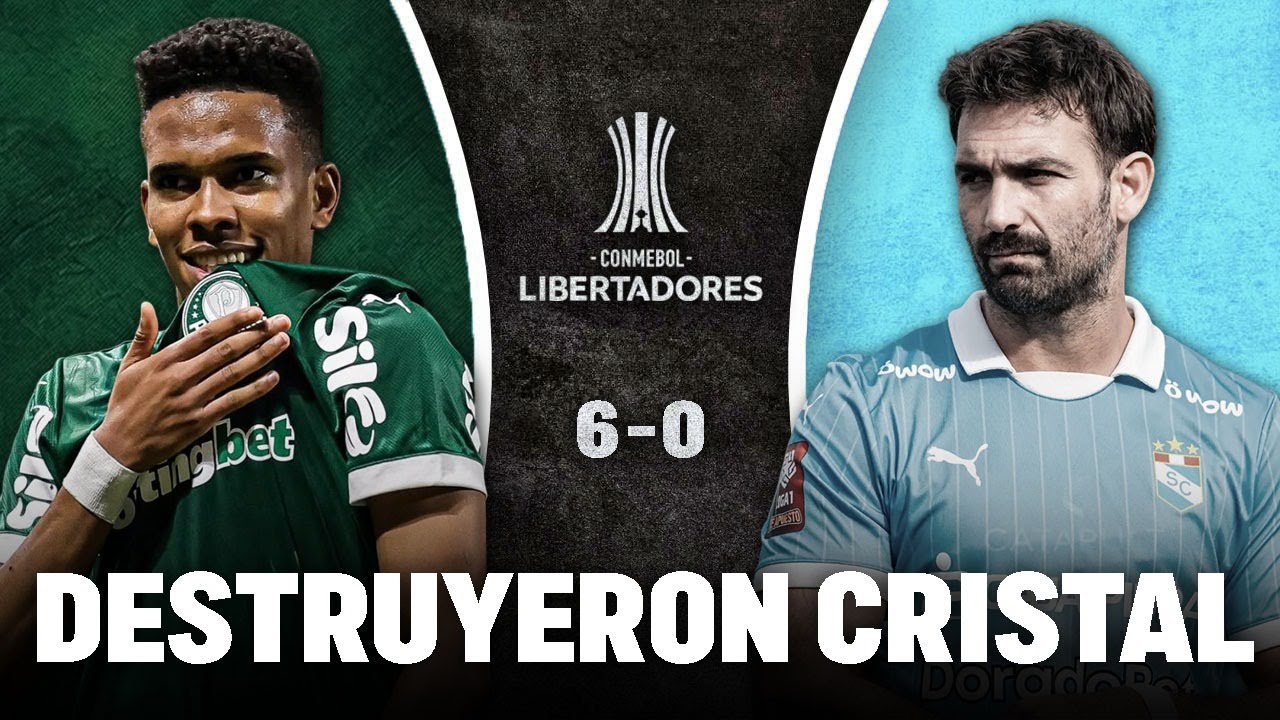 DESTRUYERON SPORTING CRISTAL 😡 OTRA VERGUENZA HISTORICA 🔥 PALMEIRAS 6-0 CRISTAL 🏆