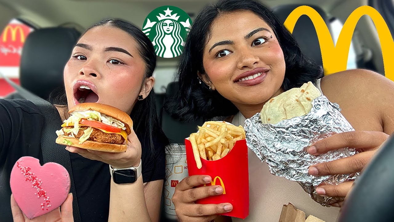 Eating Entree, Main, AND Dessert from 3 Different Fast Food Restaurants!