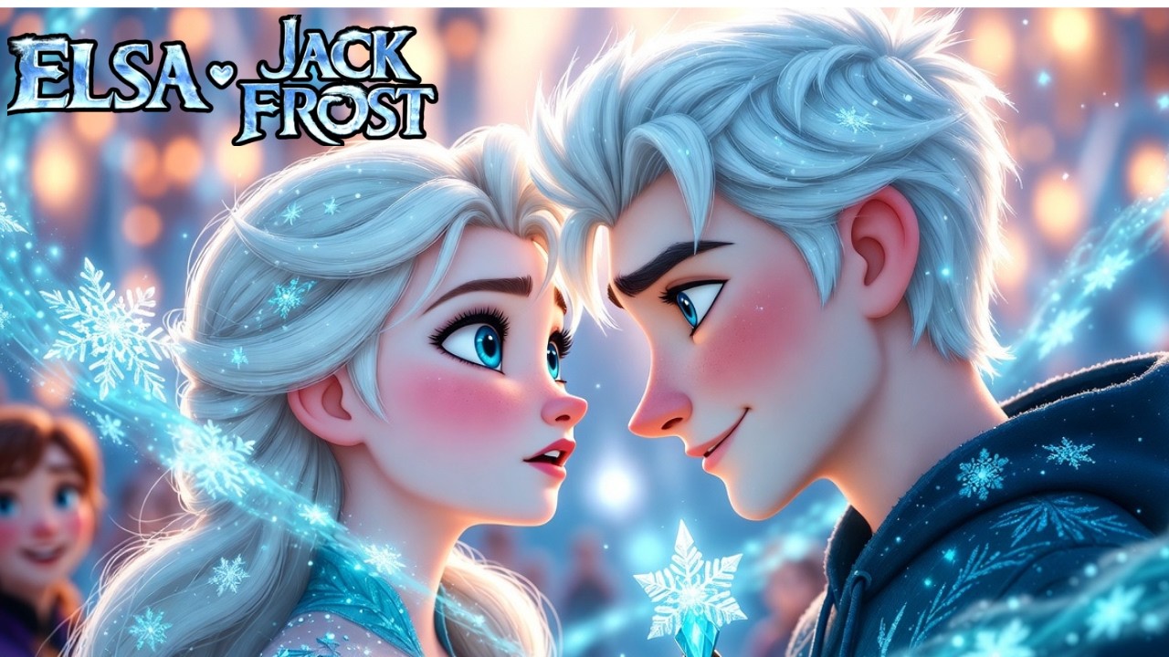 Elsa Finally Meets Jack Frost Feels Something She Has Never Felt Before #disney #viral #frozen  #fyp