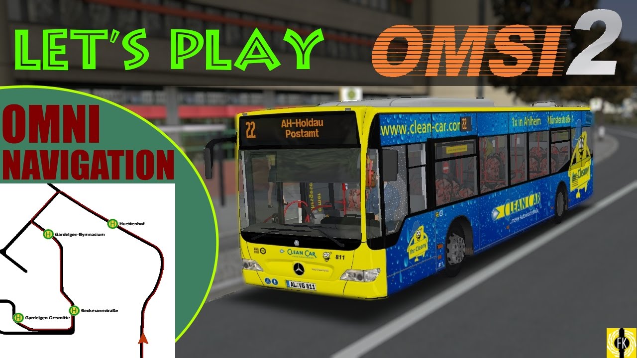 OMSI 2 [60 FPS] - OMNI NAVIGATION im Test in Ahlheim - Let's Play Omsi 2 [#297]