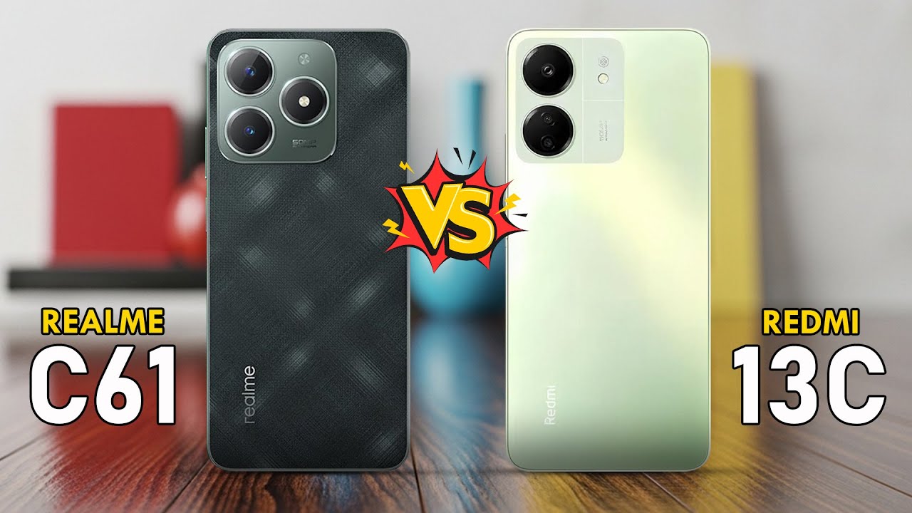 Realme C61 vs Xiaomi Redmi 13C
