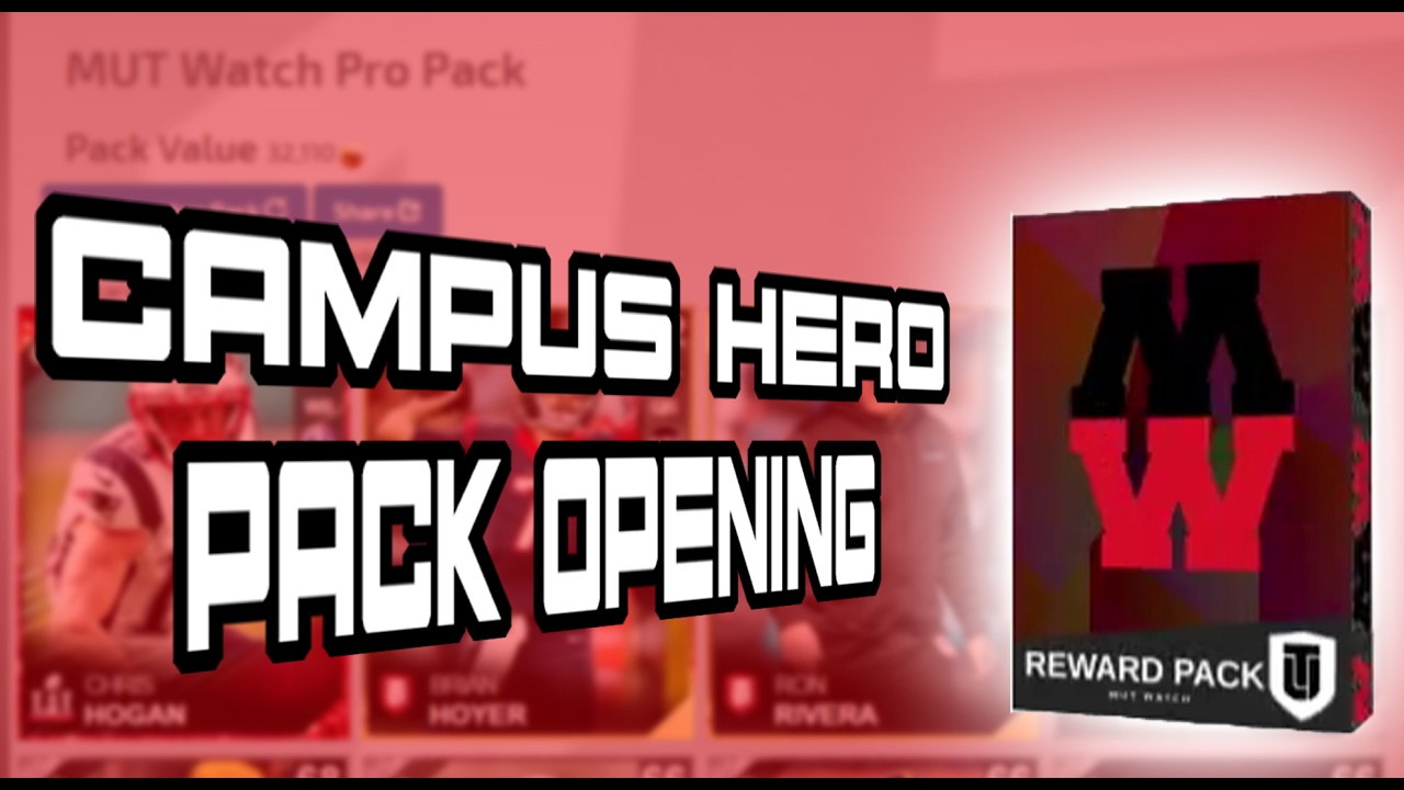 CAMPUS HERO ELITE PACK OPENING!!! | MUTWATCH EP 7