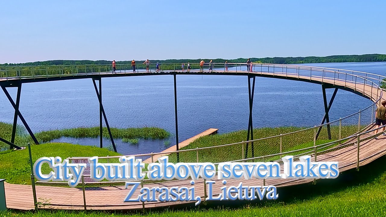 City built above seven lakes | Zarasai, Lithuania