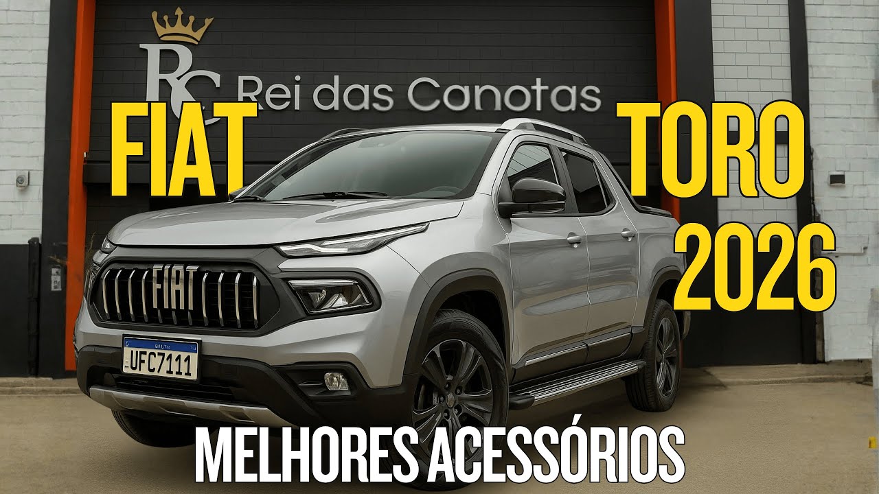 FIAT TORO 2025 2026 EM DOSE DUPLA Instalamos Santo Antônio Grade Vigia Estribo Friso Lateral e Mais!
