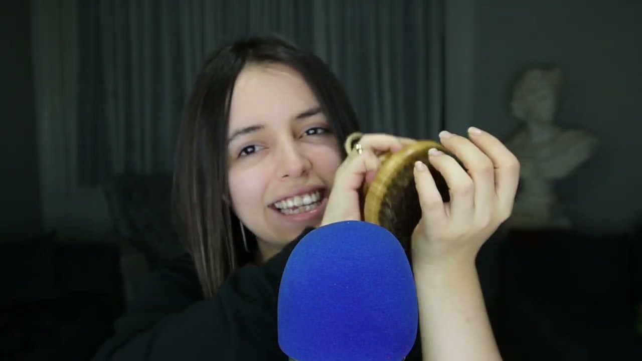 AT KILI FIRÇAM İLE SENİ VE KENDİMİ FIRÇALIYORUM TÜRKÇE ASMR