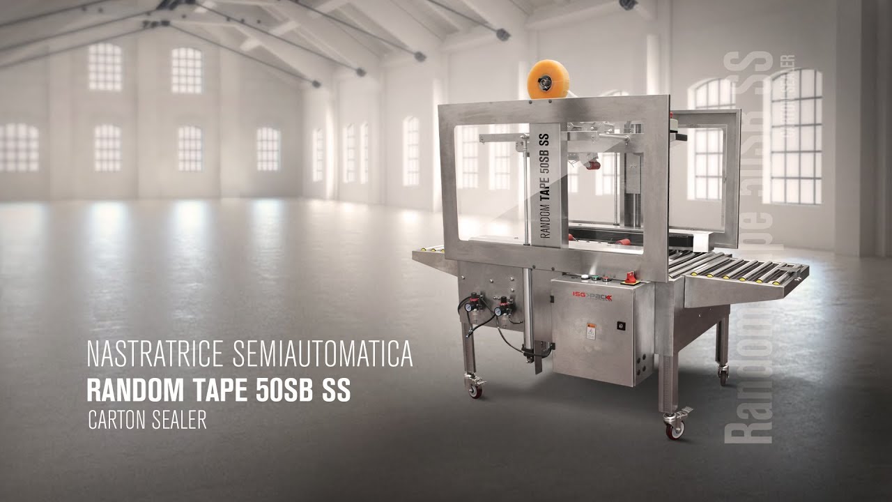 Nastratrice in acciaio inox autodimensionante | Random Tape 50 SB SS