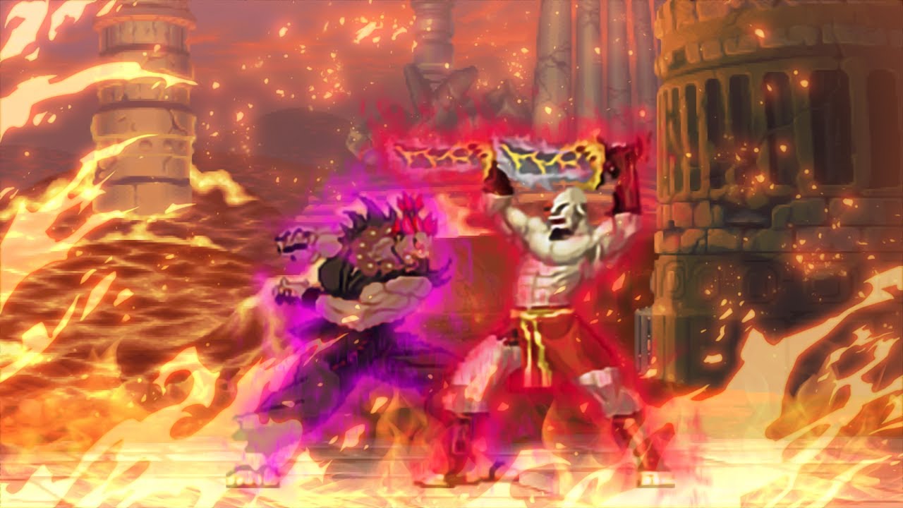 Akuma VS. Kratos