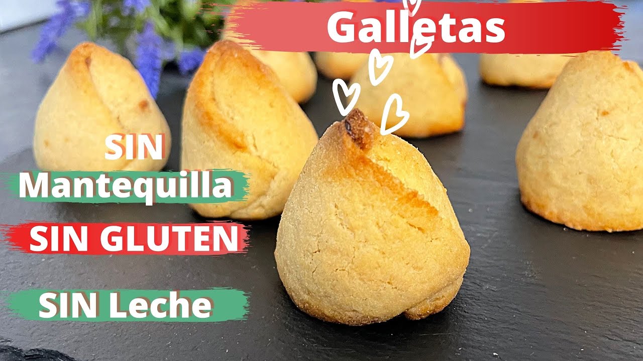 Aprende  cómo hacer estas galletas   SIN GLUTEN  ,sin lactosa, sin Mantequilla.
