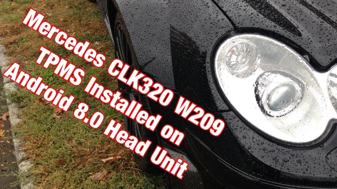 Mercedes CLK320 W209 Tire Pressure Sensor Installation for Android Head Unit
