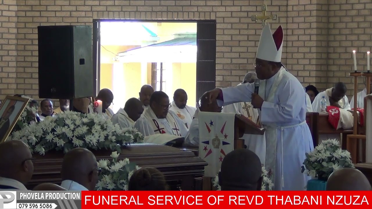 BISHOP NDWANDWE @ REVD THABANI NZUZA FUNERAL SERVICE NONGOMA