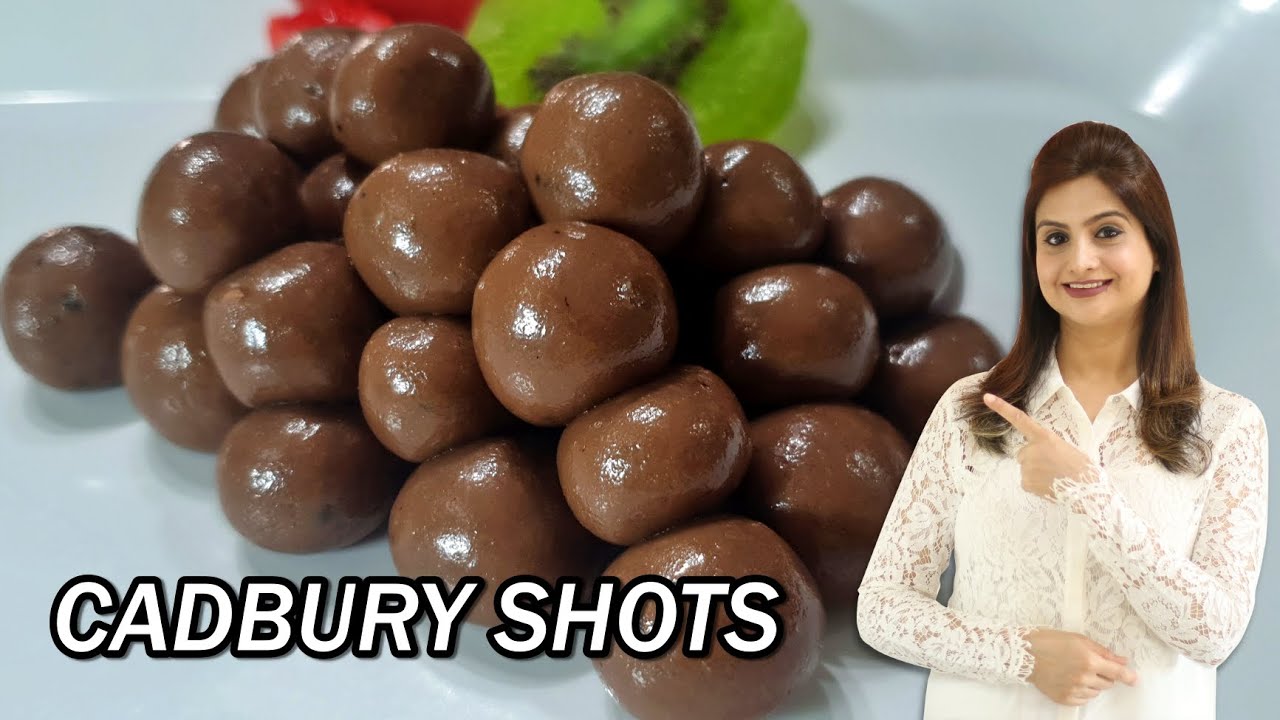 Homemade Cadbury Shots Recipe - How To Make Chocolate Nutties | Kanak's Kitchen