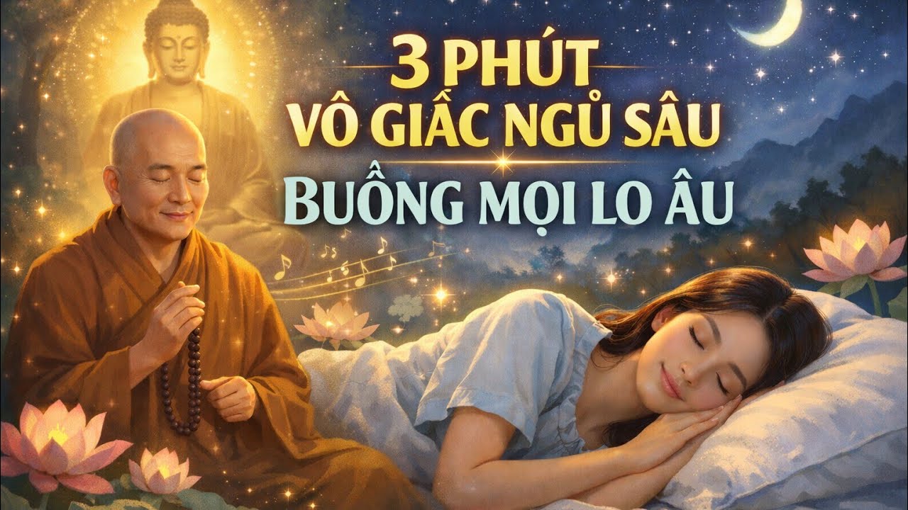 Mất Ngủ, Lo Âu? Nghe Phật Pháp Này Để Tâm An Và Ngủ Sâu