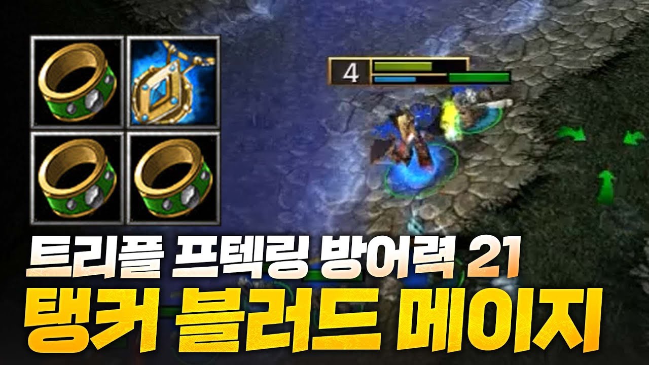 고기 방패 쌉가능, 탱커 블러드 메이지 - Sok 워크3, 워크래프트3, Warcraft3