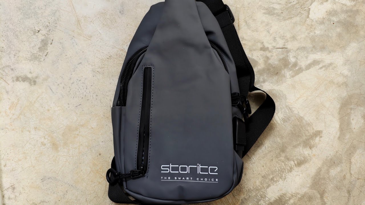 Storite Small Sling Crossbody Bag for Men Women, Waterproof Backpack