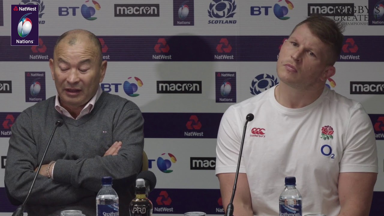 Eddie Jones and Dylan Hartley press conference after Scotland defeat | NatWest 6 Nations